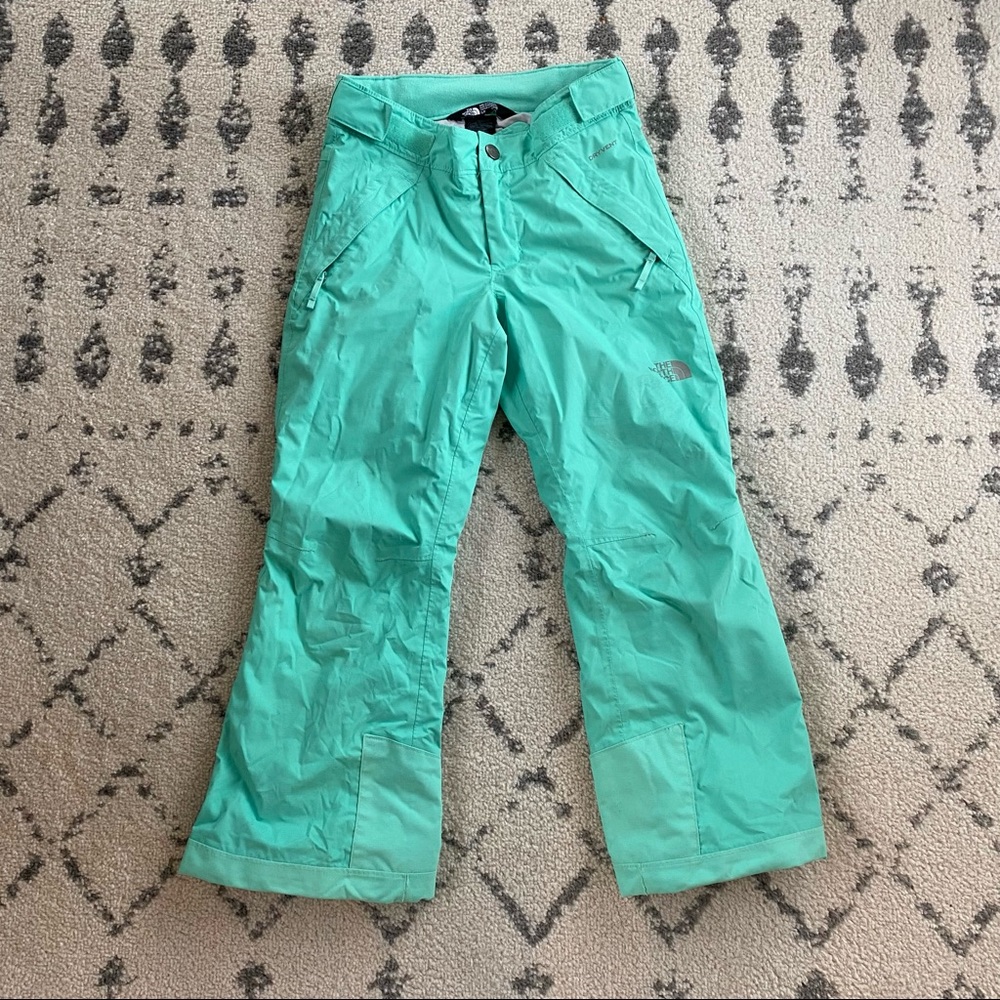 The North Face girls ski snow pants small (7/8)
